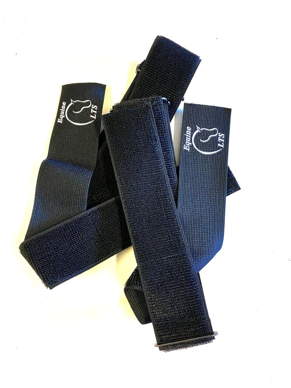 2 Large Adjustable Elastic Belts With Velcro